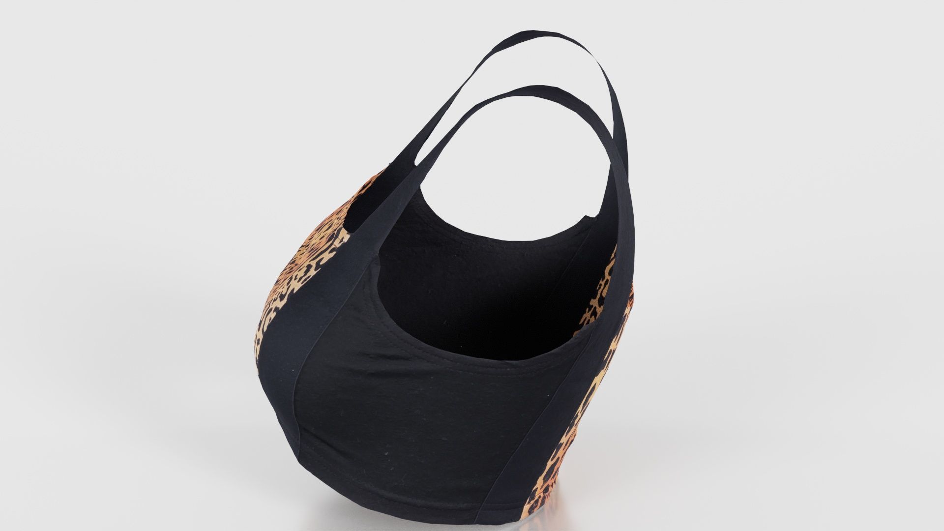 Tiger Bra Low-poly 3D model_25