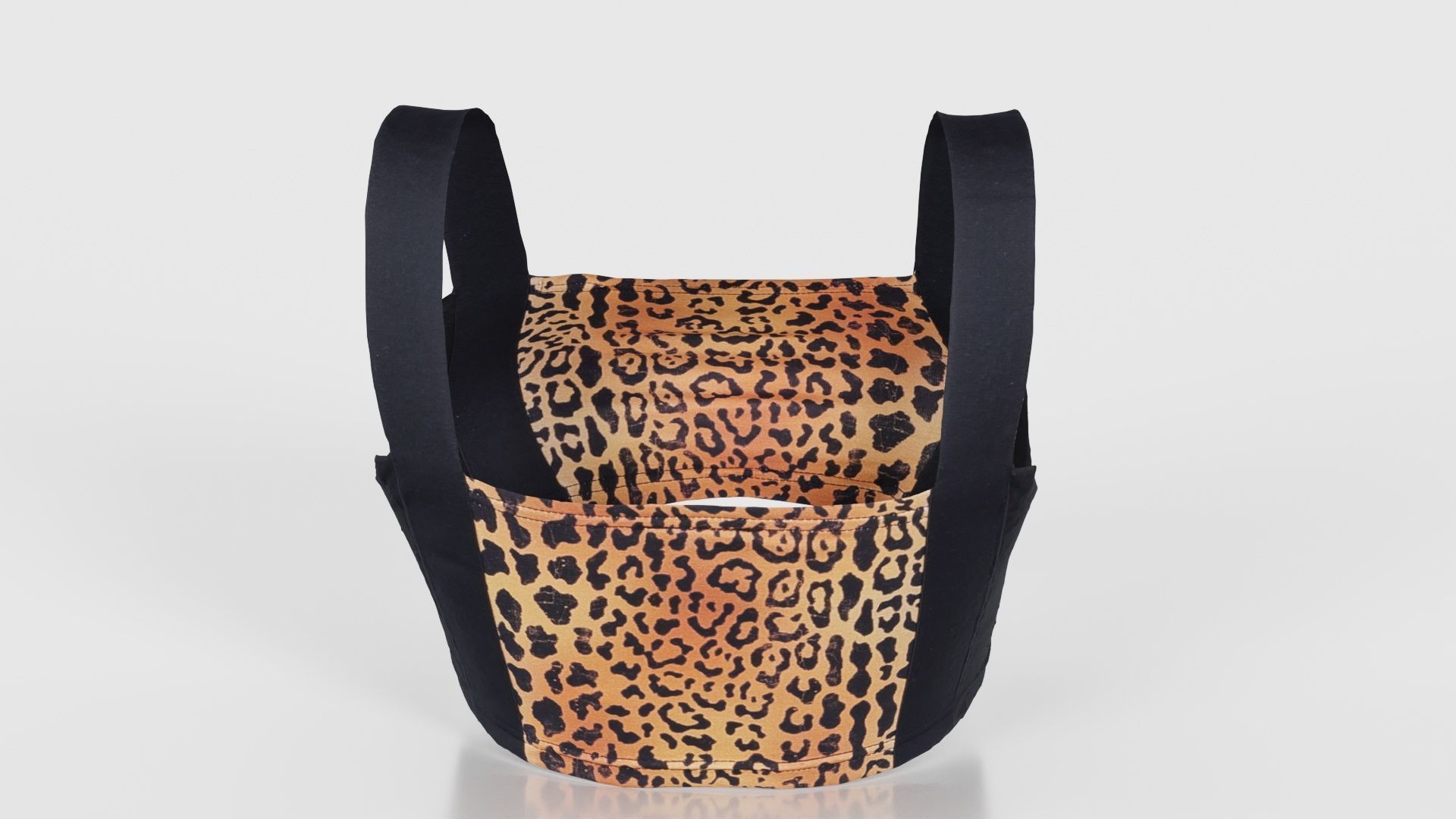 Tiger Bra Low-poly 3D model_22