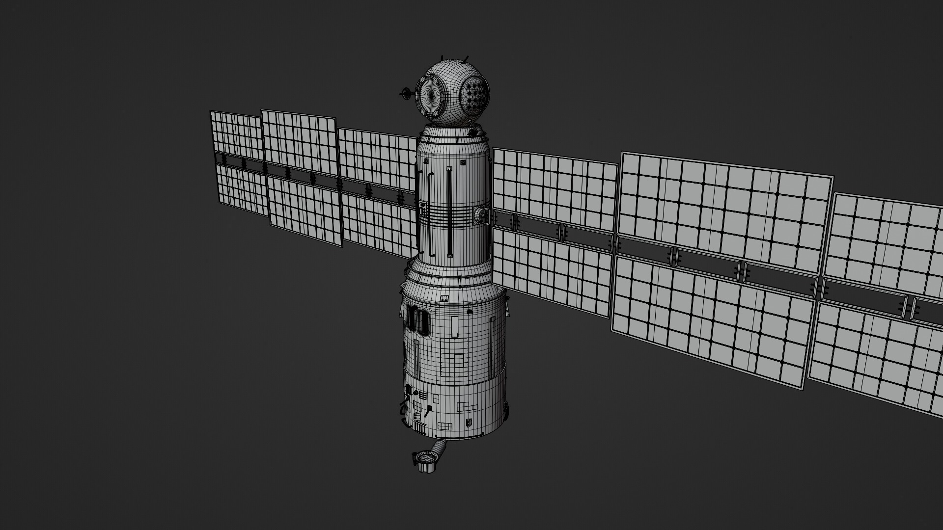 Satellite  3D model_8