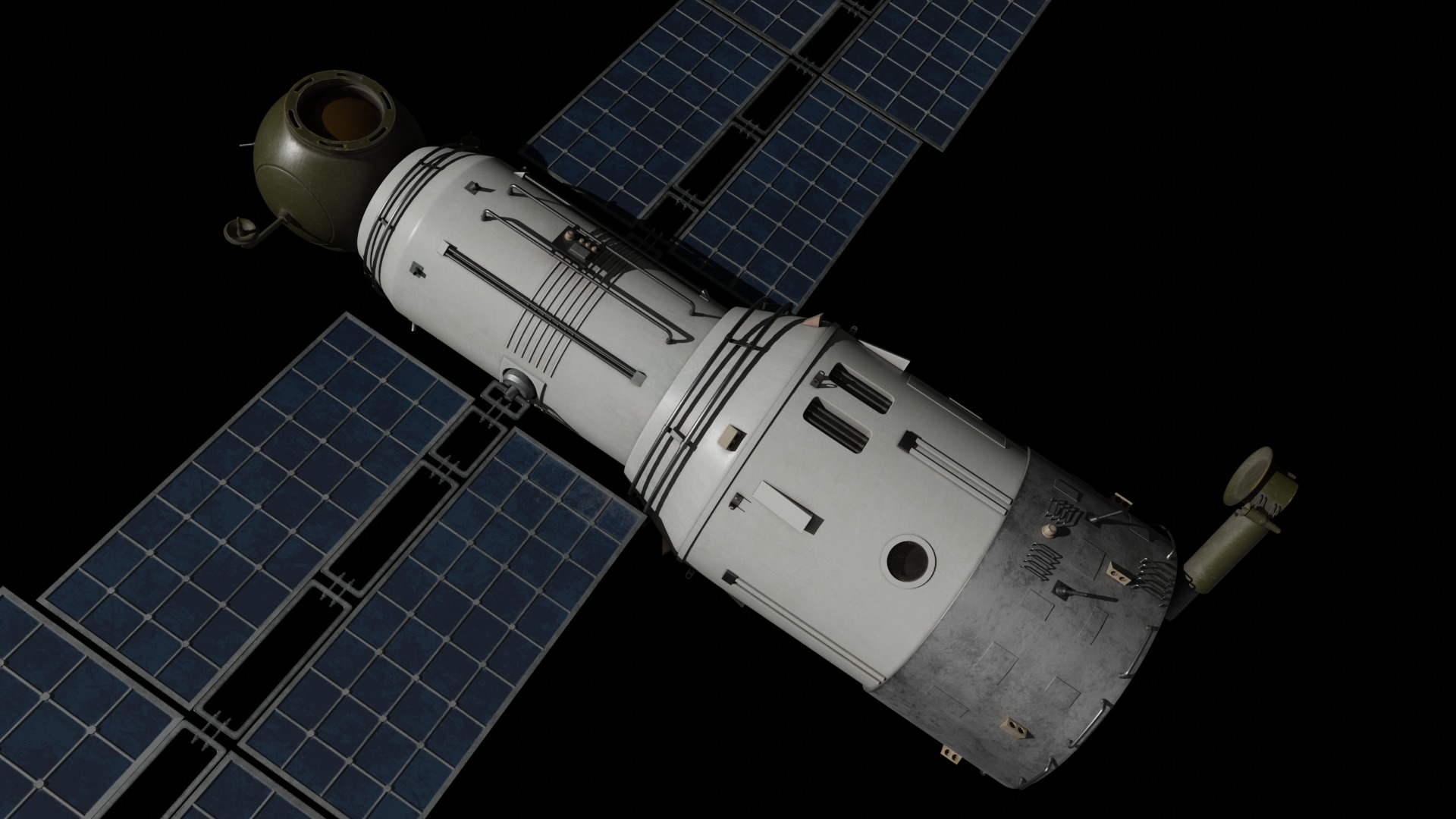 Satellite  3D model_4