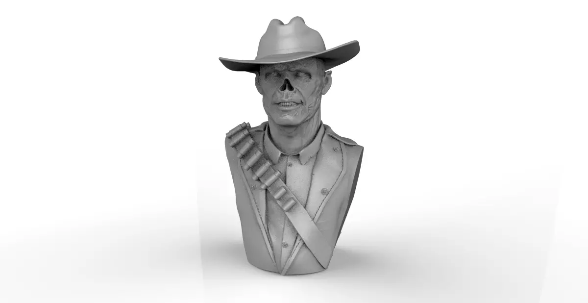 Ghoul - Fallout serie 3D print model_0