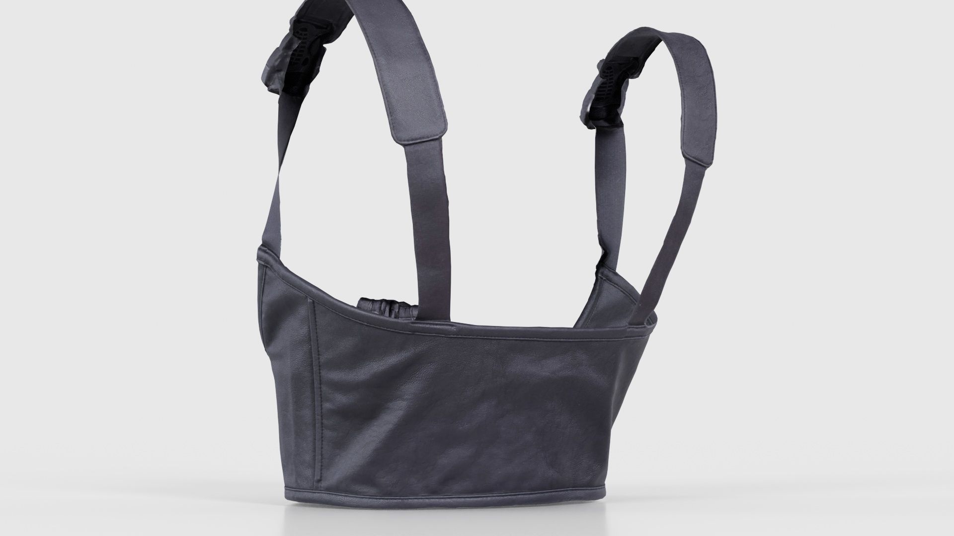 Underbust Corset Low-poly 3D model_22