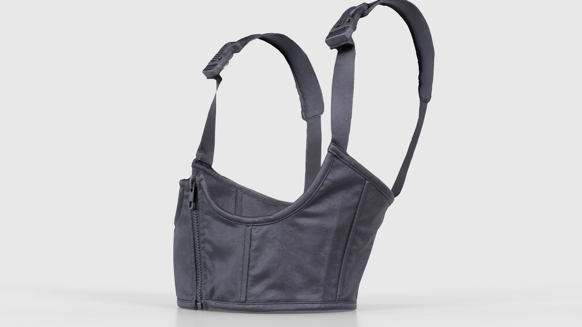 Underbust Corset Low-poly 3D model_25