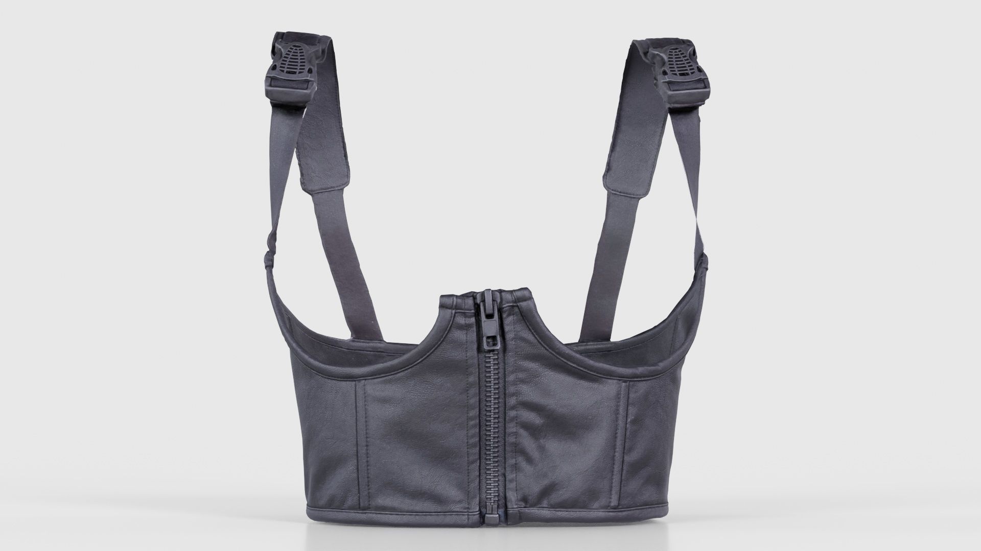 Underbust Corset Low-poly 3D model_15