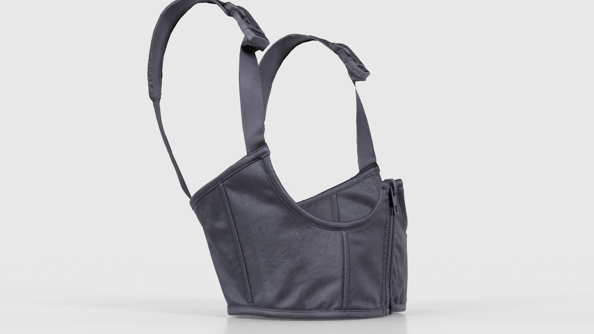 Underbust Corset Low-poly 3D model_17