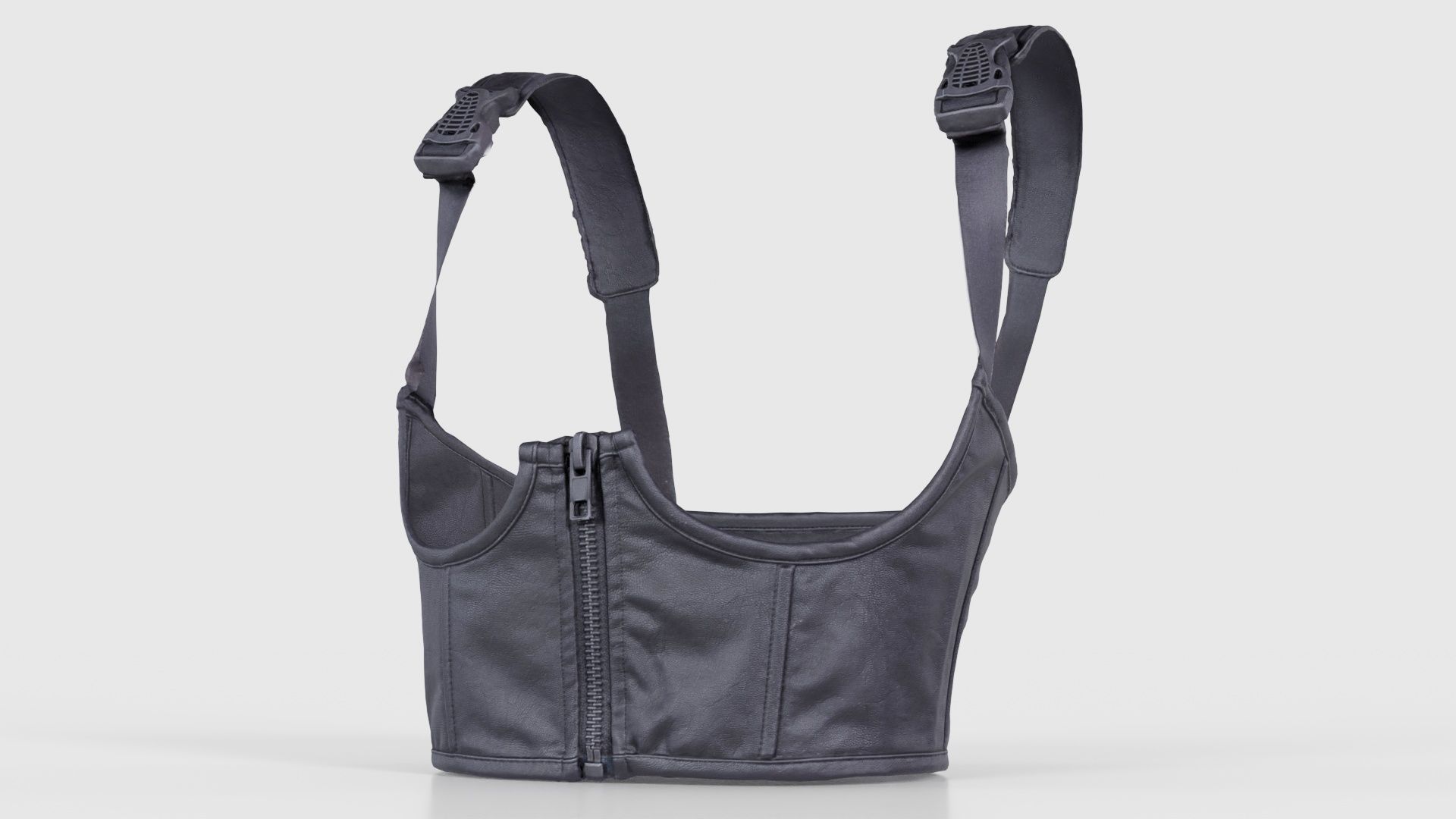 Underbust Corset Low-poly 3D model_26