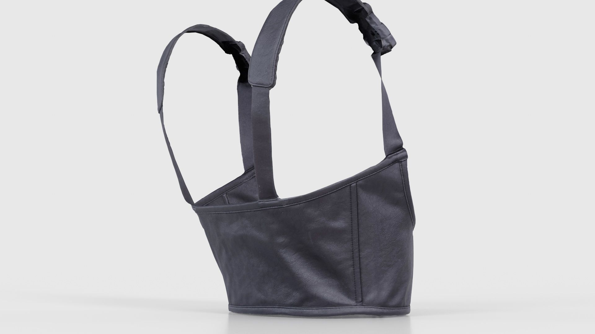 Underbust Corset Low-poly 3D model_19