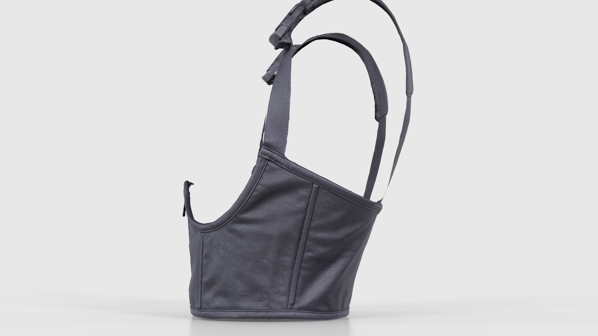 Underbust Corset Low-poly 3D model_24