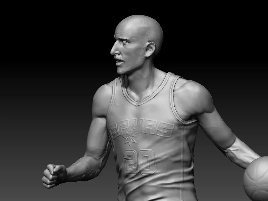 Manu Ginobili 3D print model
