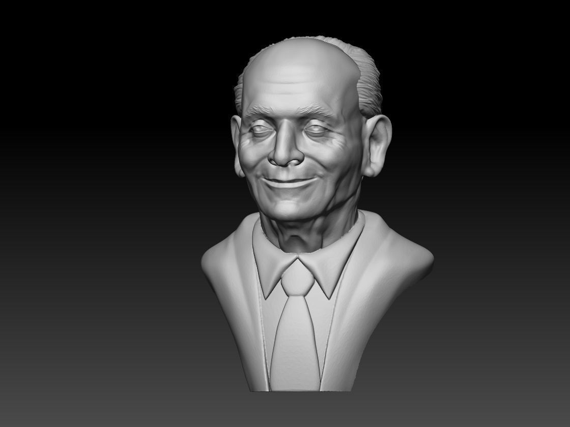 Busto Pugliese 3D print model_1