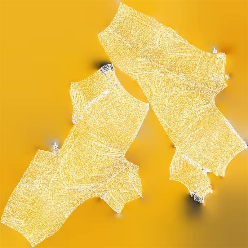 Bags and Zippers Vinyl Trousers Low-poly 3D model_14