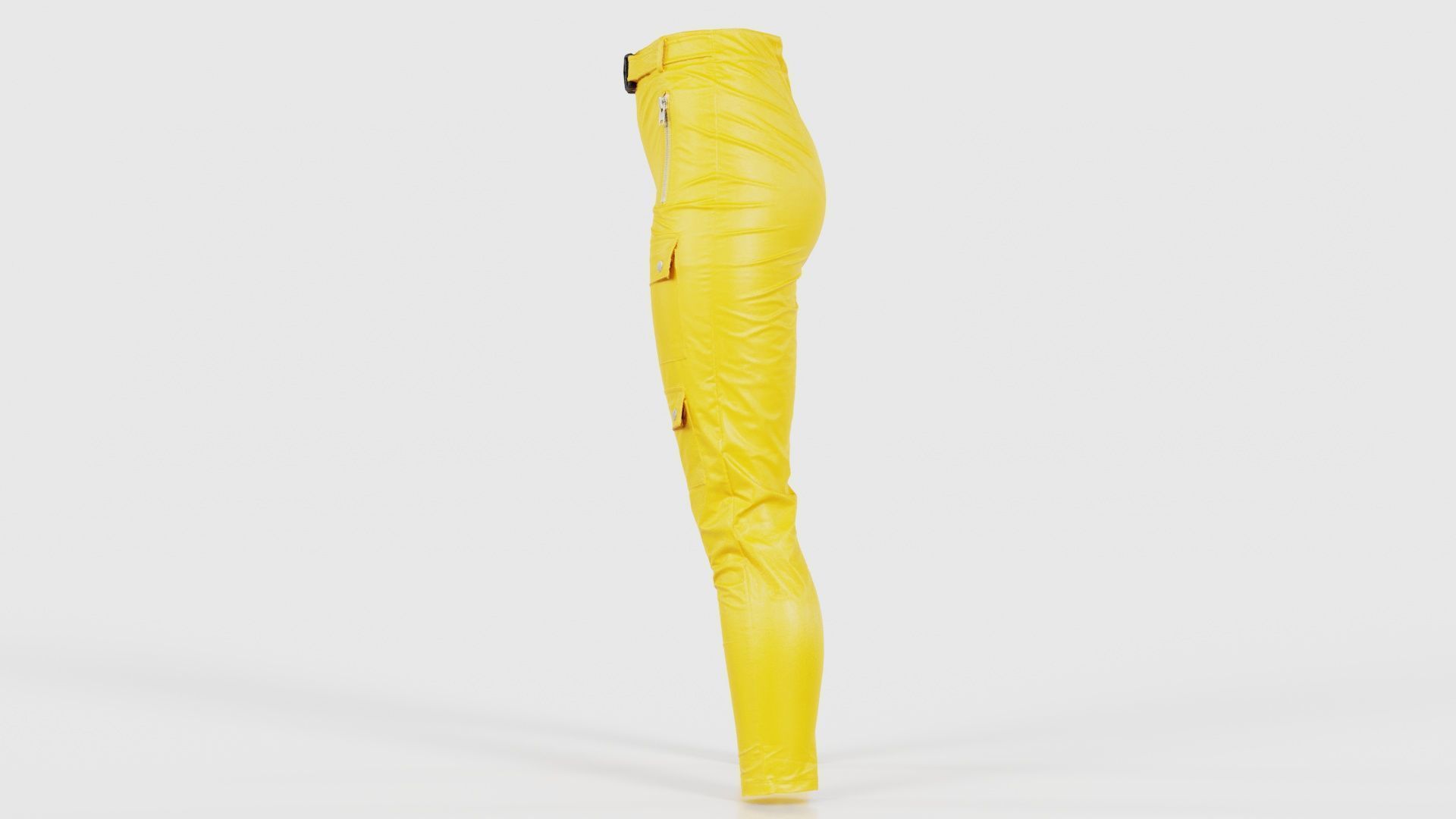 Bags and Zippers Vinyl Trousers Low-poly 3D model_24