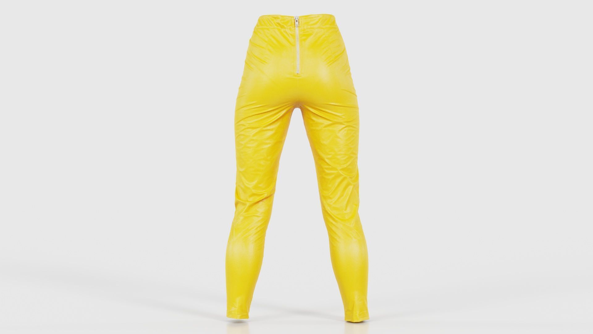 Bags and Zippers Vinyl Trousers Low-poly 3D model_21