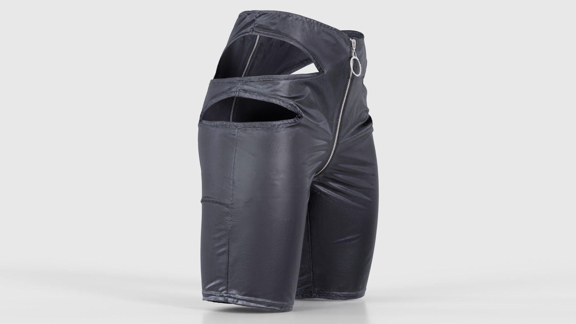 Biker Pants Low-poly 3D model_17