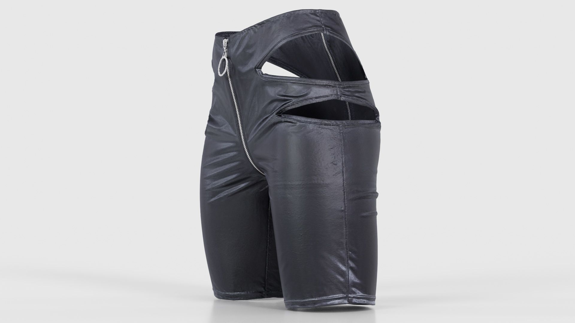 Biker Pants Low-poly 3D model_25