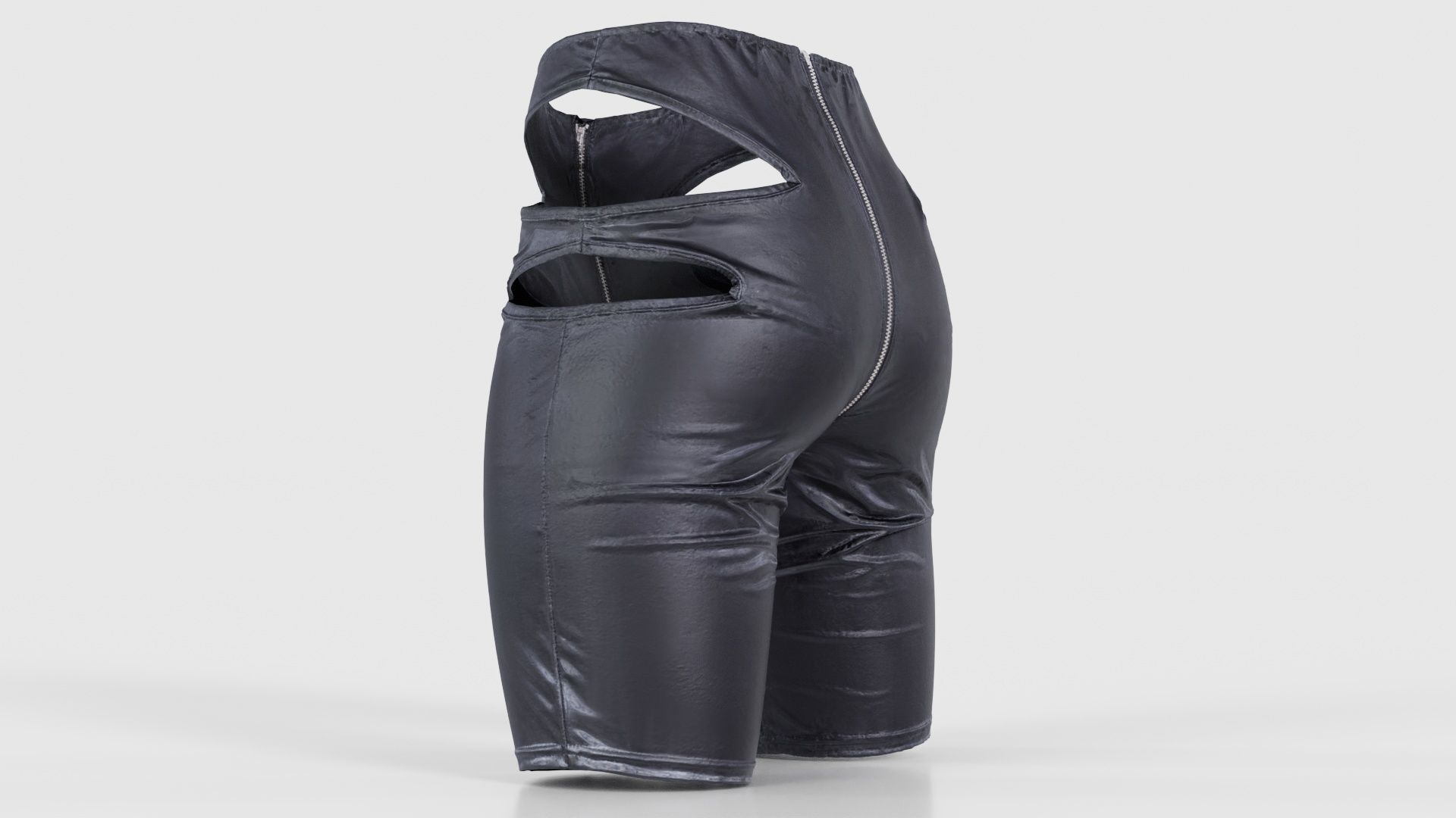 Biker Pants Low-poly 3D model_23