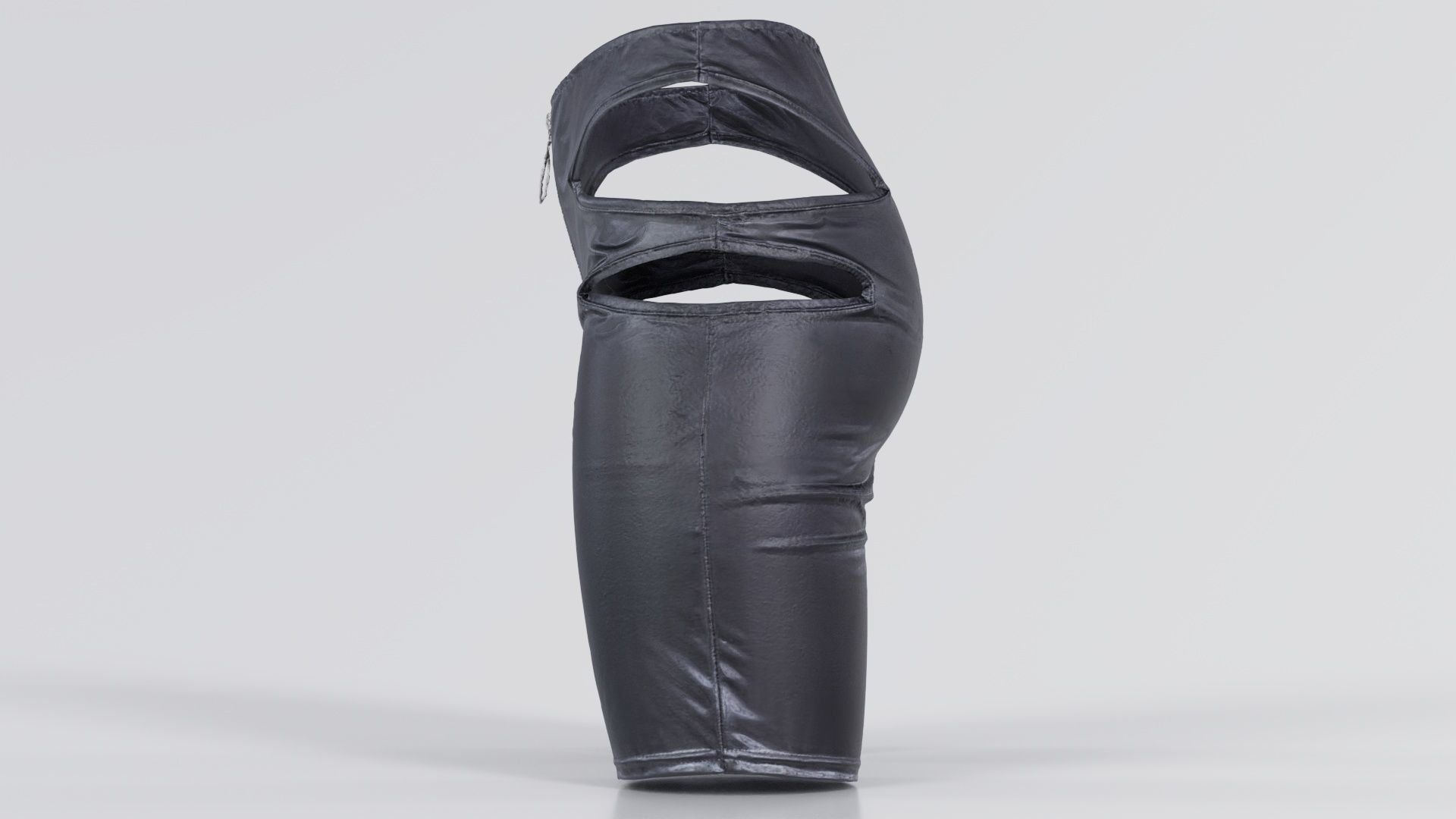 Biker Pants Low-poly 3D model_2