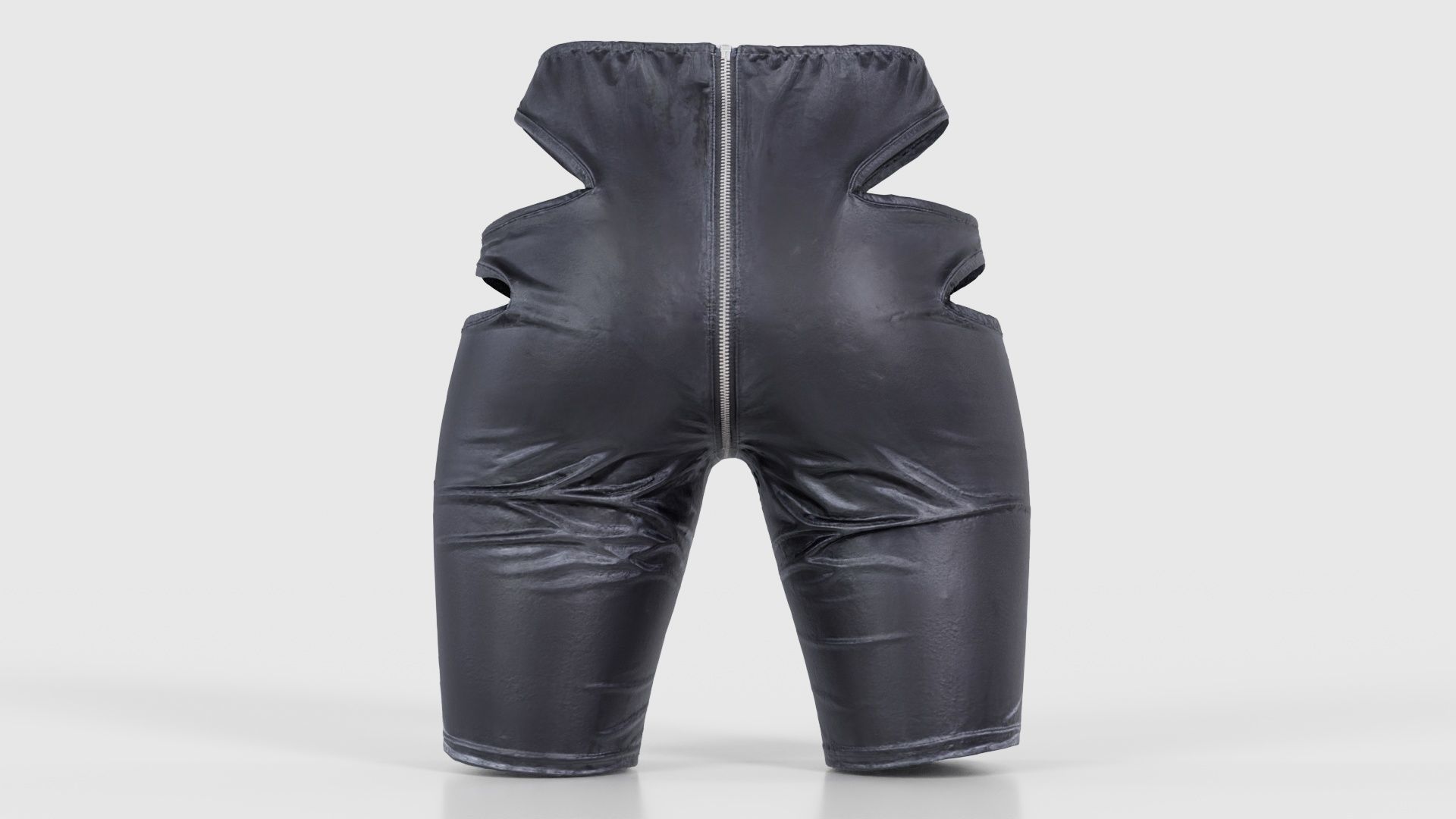 Biker Pants Low-poly 3D model_21