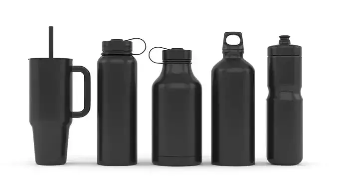 Plastic Bottle Collection 3D model