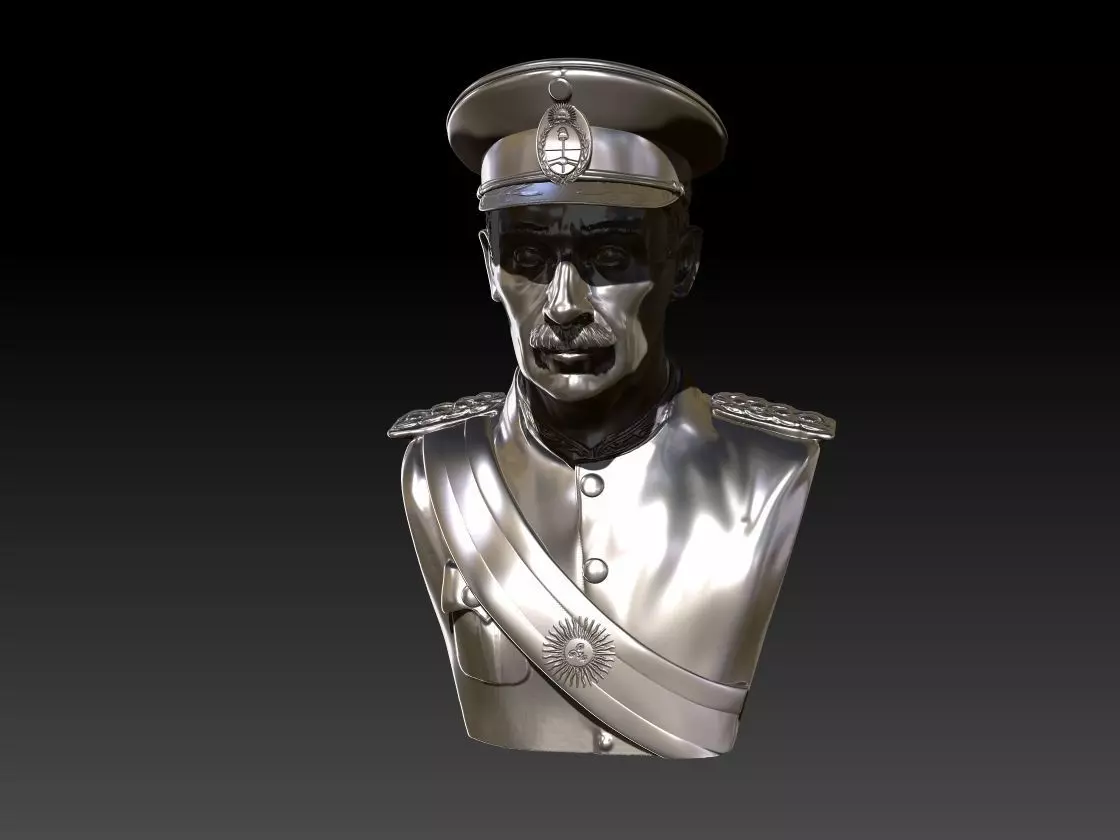 Busto de Videla 3D print model