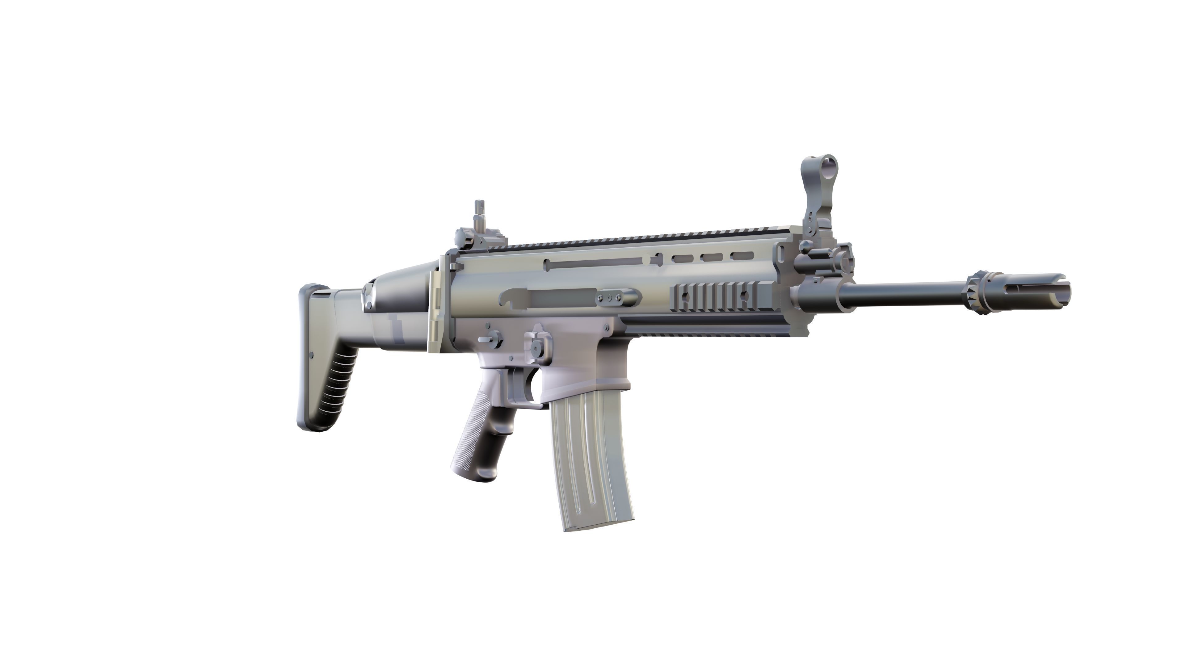 FN Scar L 3D model_3