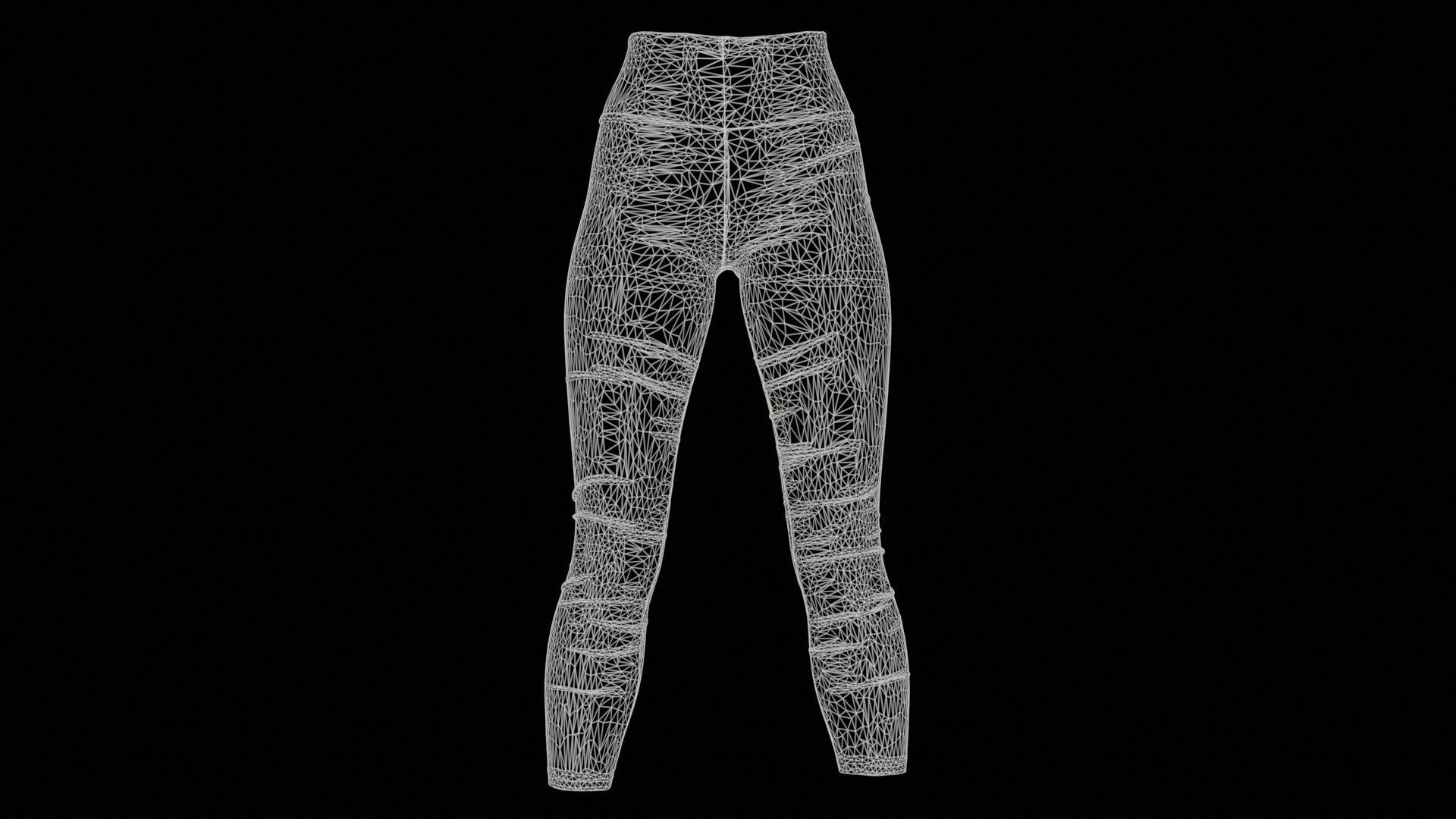 Broadband Leggings Low-poly 3D model_11