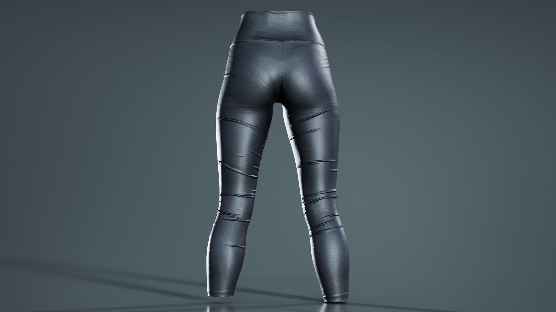 Broadband Leggings Low-poly 3D model_5