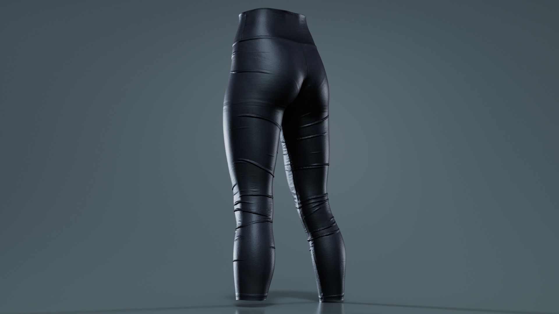 Broadband Leggings Low-poly 3D model_6