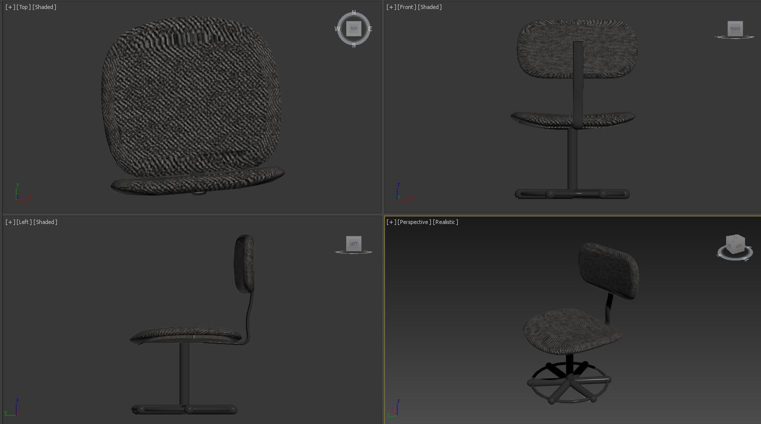 Office chair 3D model_6