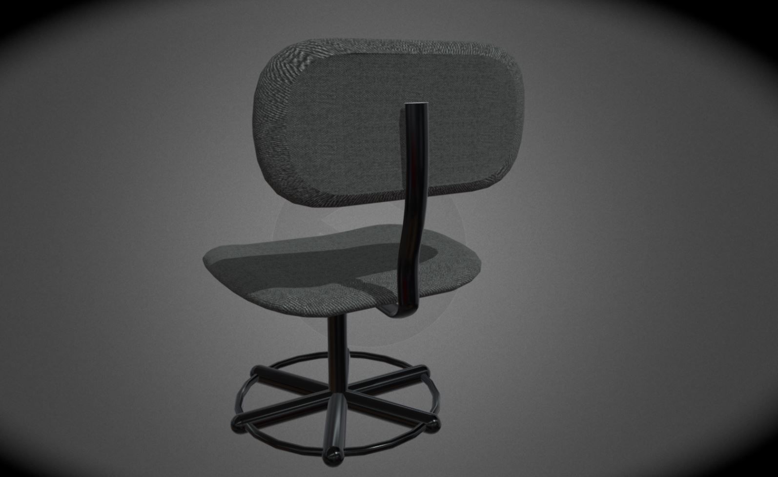 Office chair 3D model_3