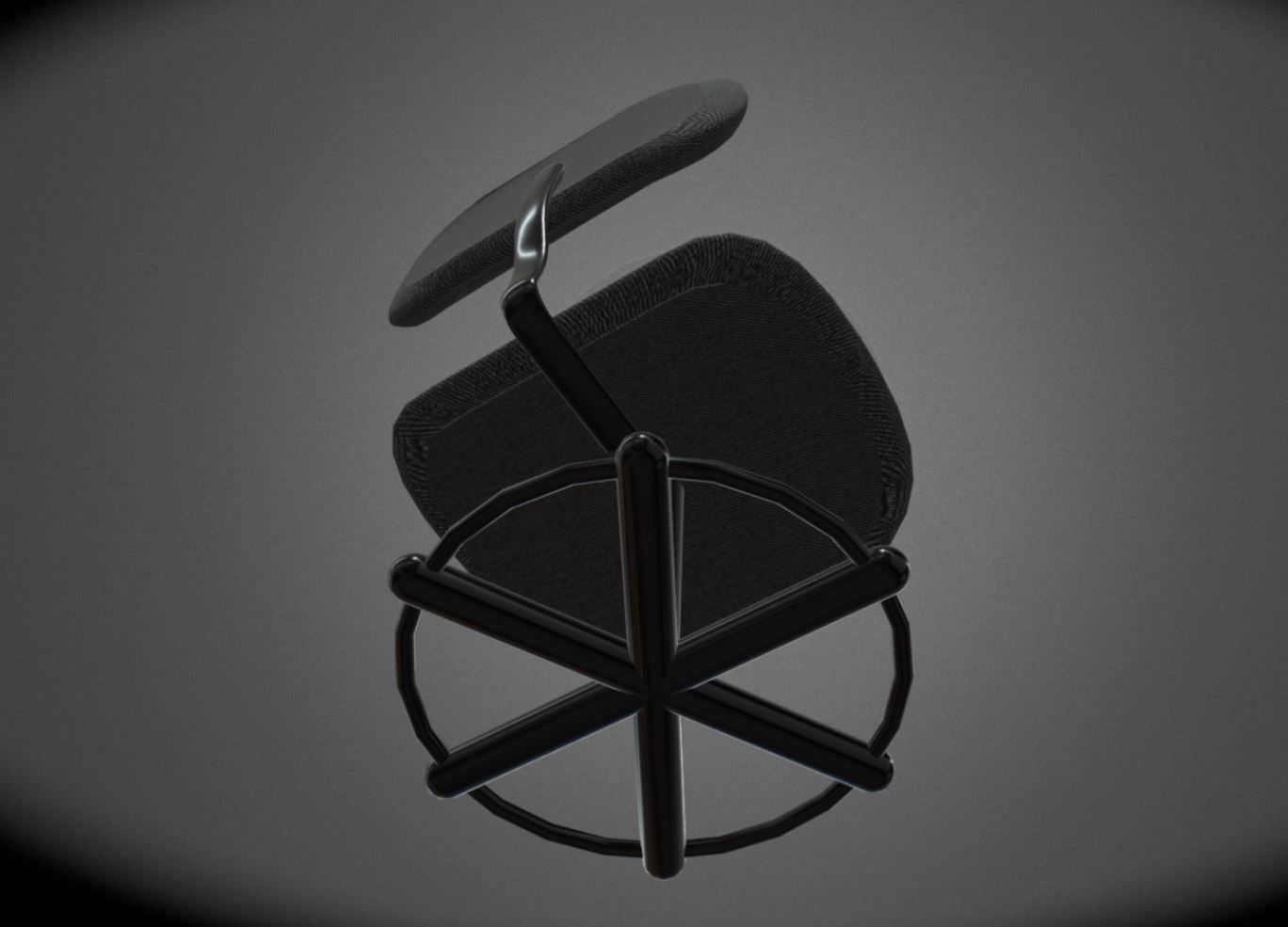 Office chair 3D model_4