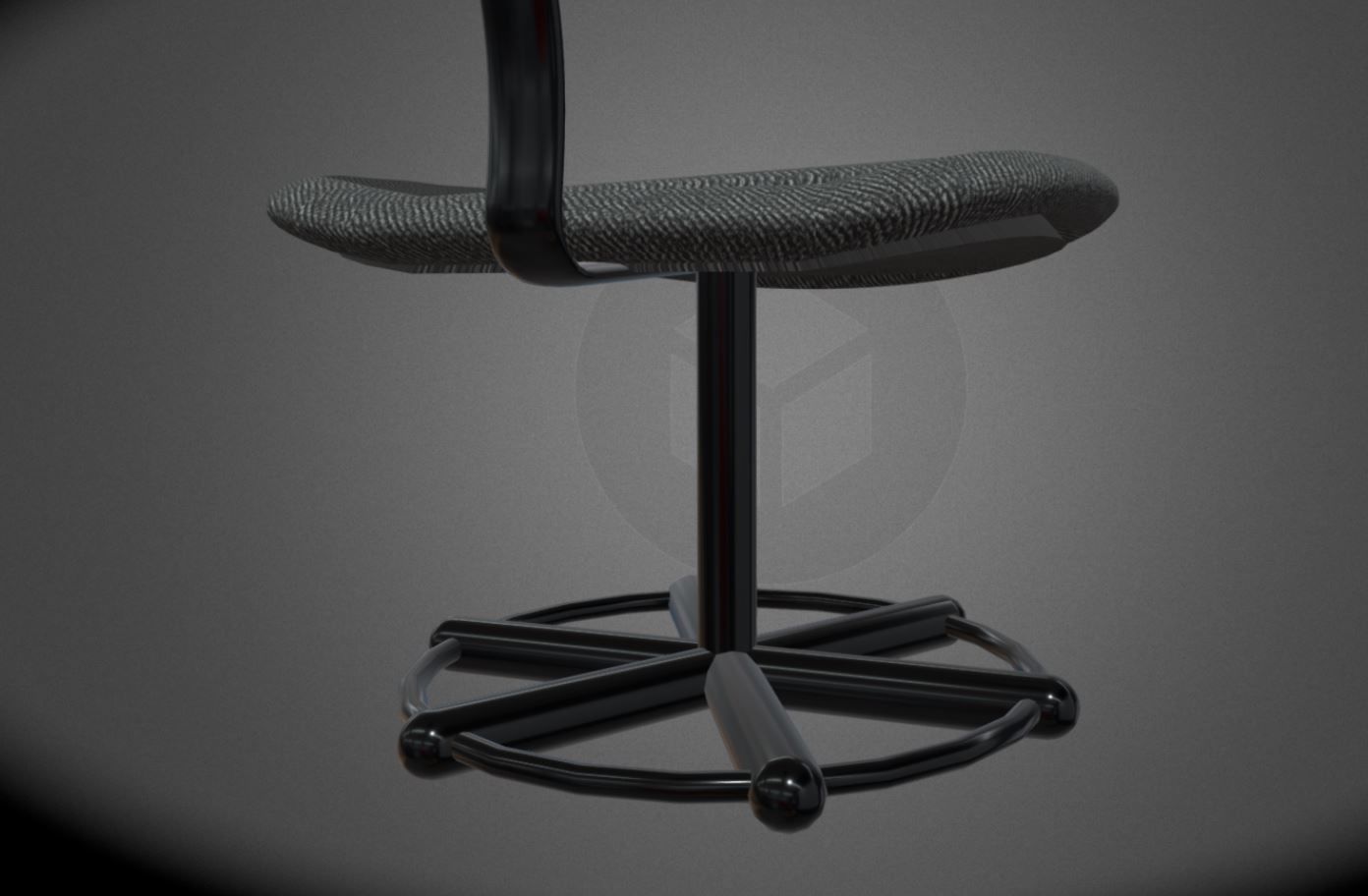 Office chair 3D model_5