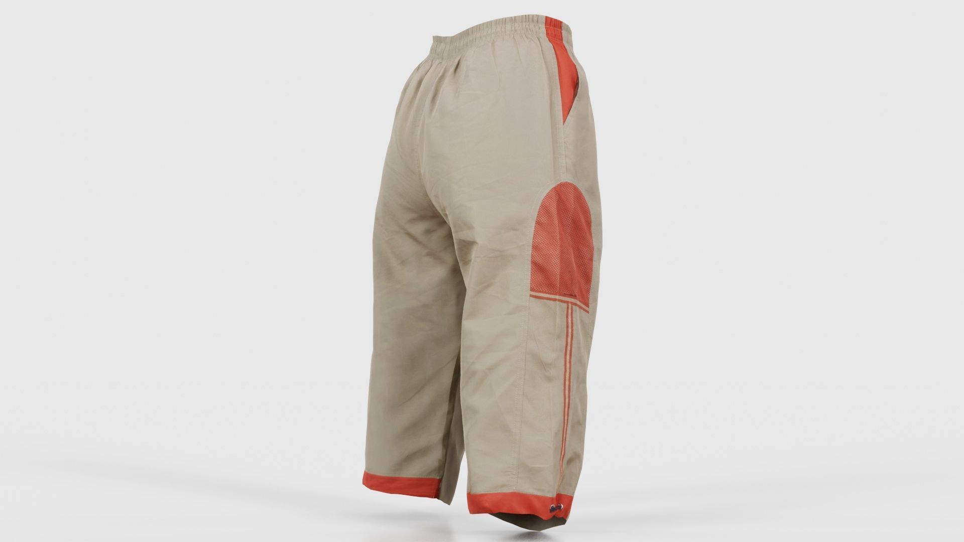 Cargo Pants Low-poly 3D model_19