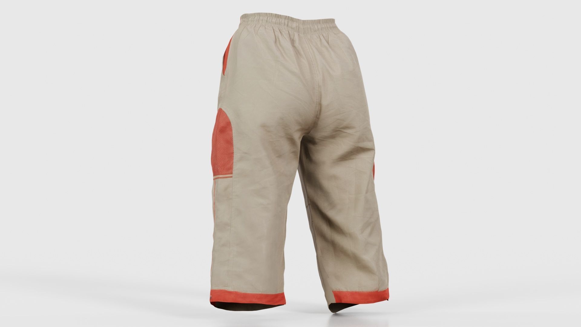 Cargo Pants Low-poly 3D model_22