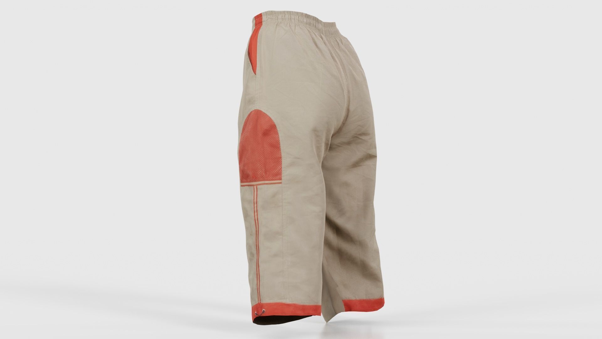 Cargo Pants Low-poly 3D model_23