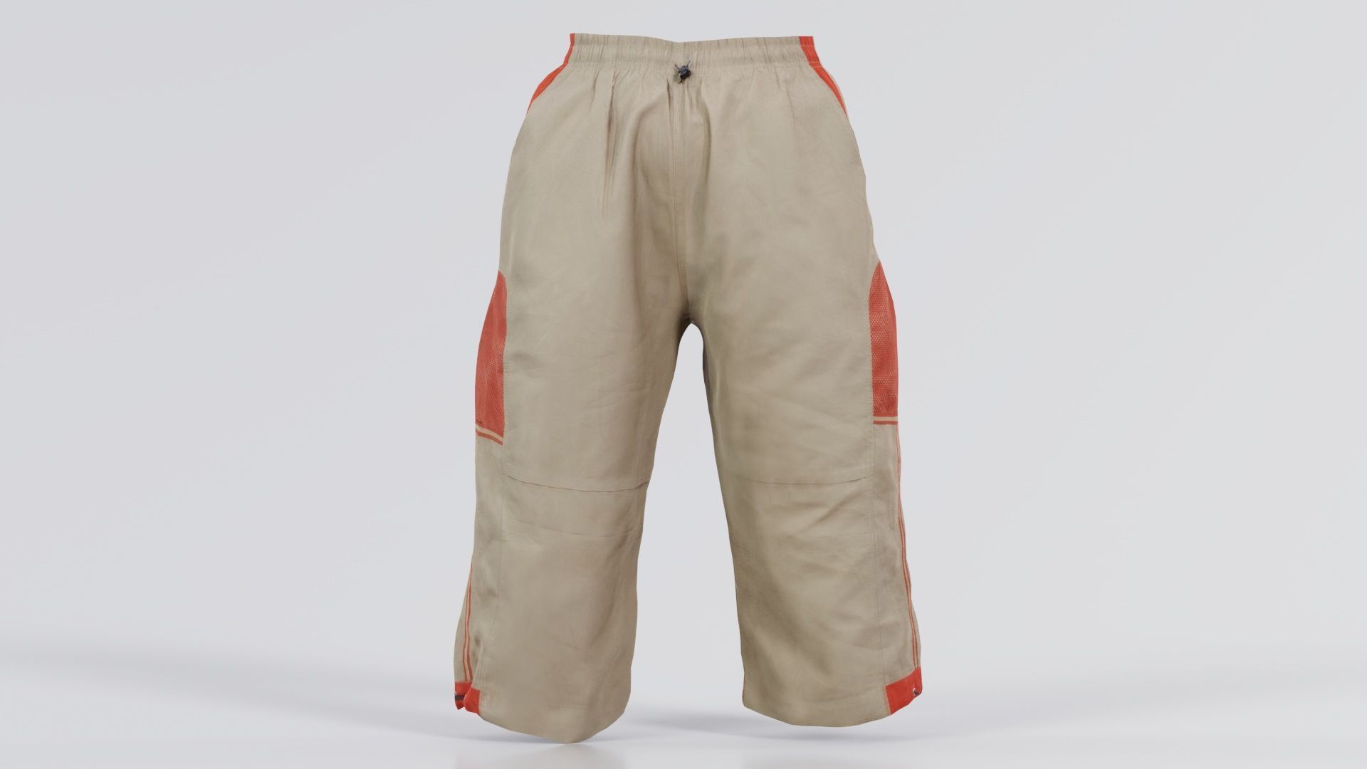 Cargo Pants Low-poly 3D model_6