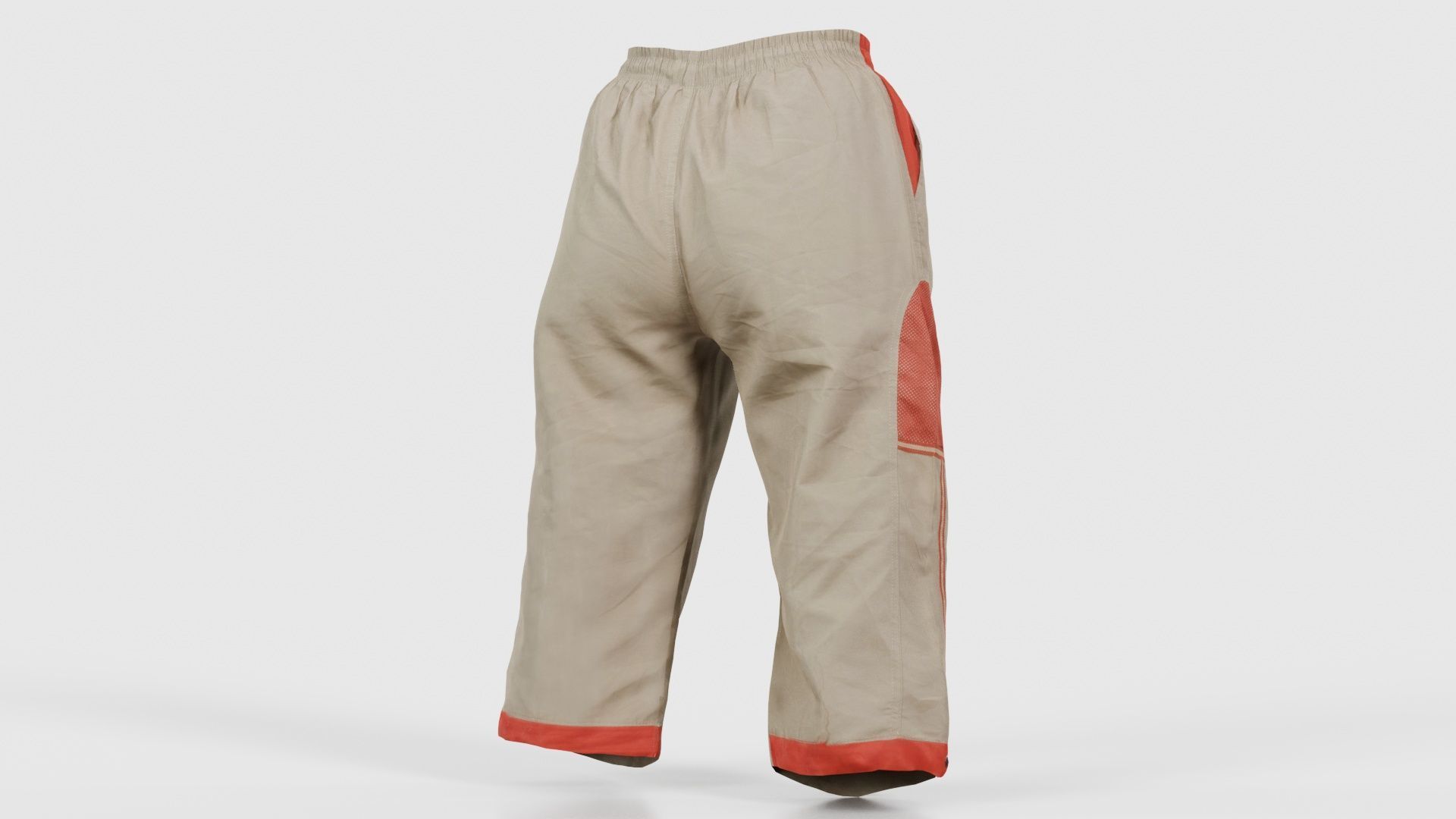 Cargo Pants Low-poly 3D model_20