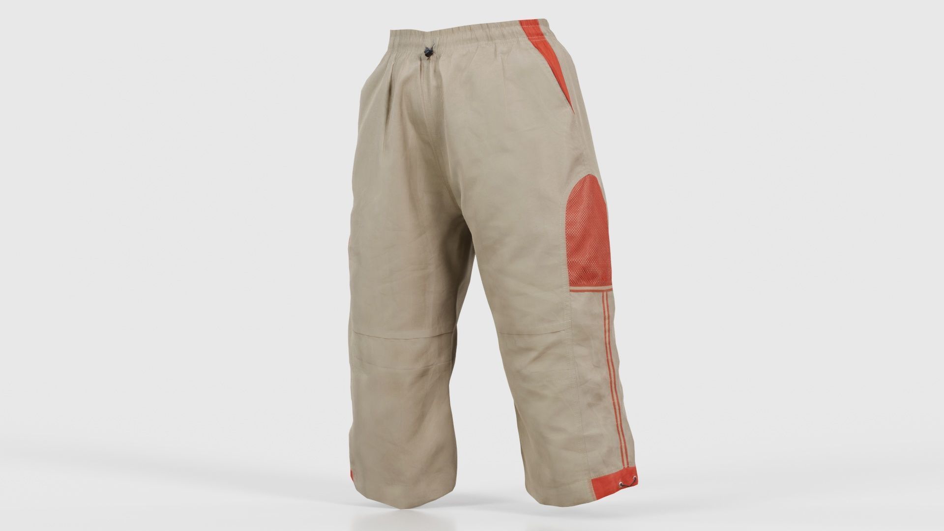 Cargo Pants Low-poly 3D model_26
