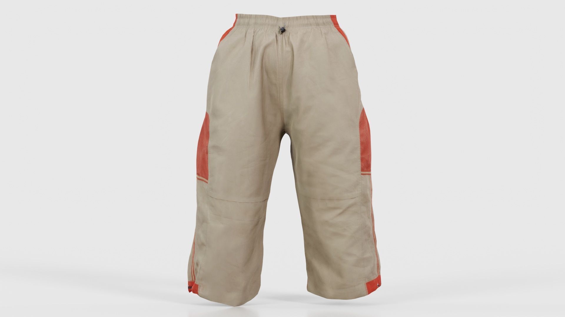 Cargo Pants Low-poly 3D model_15