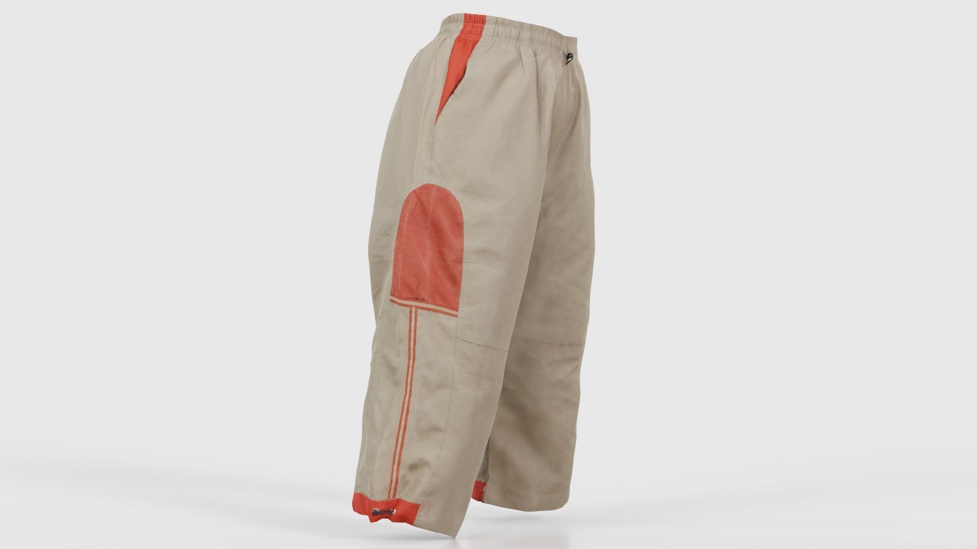Cargo Pants Low-poly 3D model_17