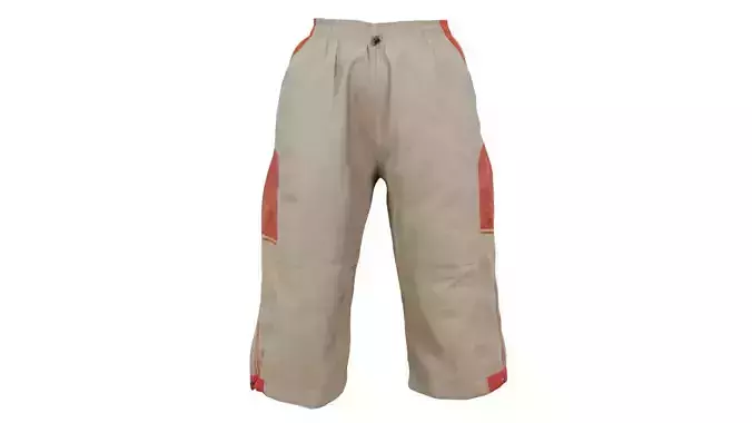 Cargo Pants Low-poly 3D model