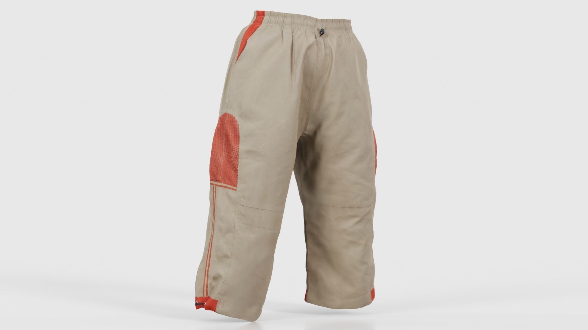 Cargo Pants Low-poly 3D model_16