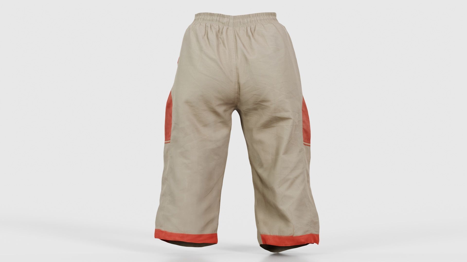 Cargo Pants Low-poly 3D model_21