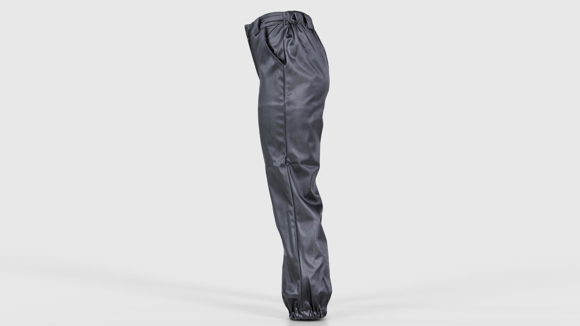 Comfy Leather Trousers Low-poly 3D model_24