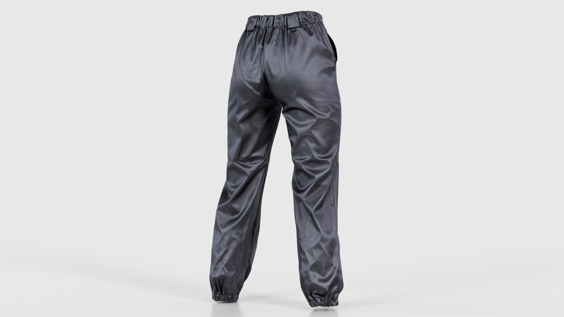 Comfy Leather Trousers Low-poly 3D model_20