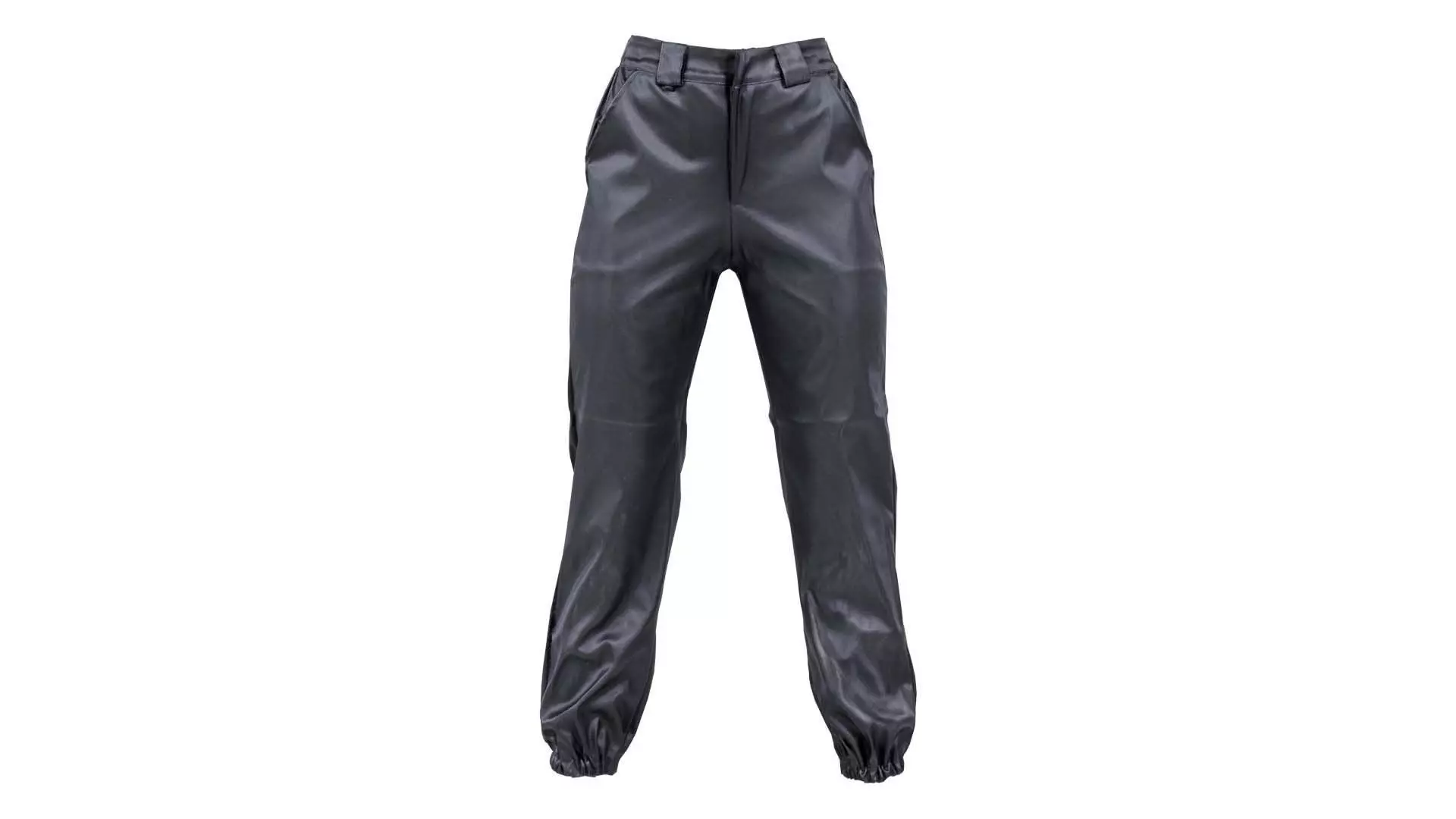 Comfy Leather Trousers Low-poly 3D model_0