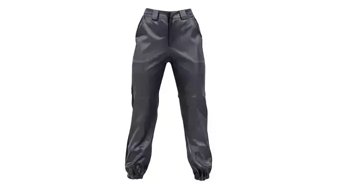 Comfy Leather Trousers Low-poly 3D model