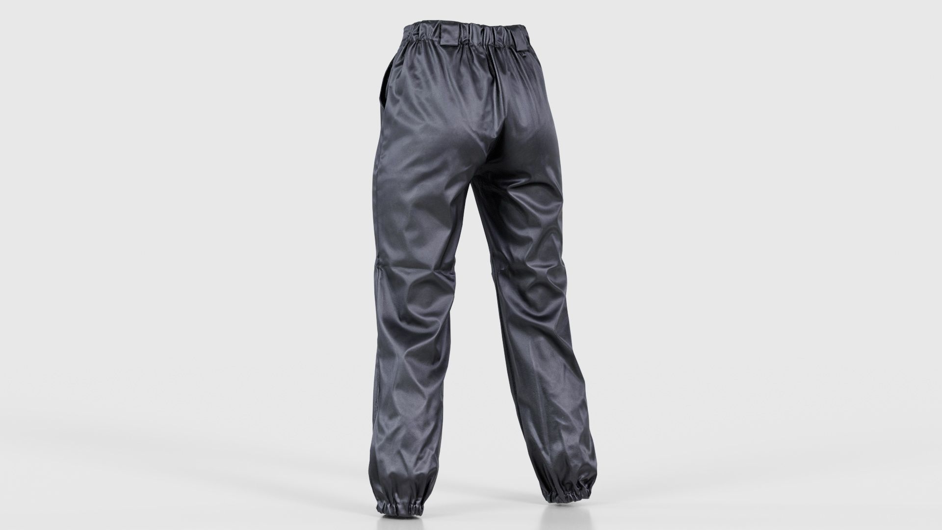 Comfy Leather Trousers Low-poly 3D model_22