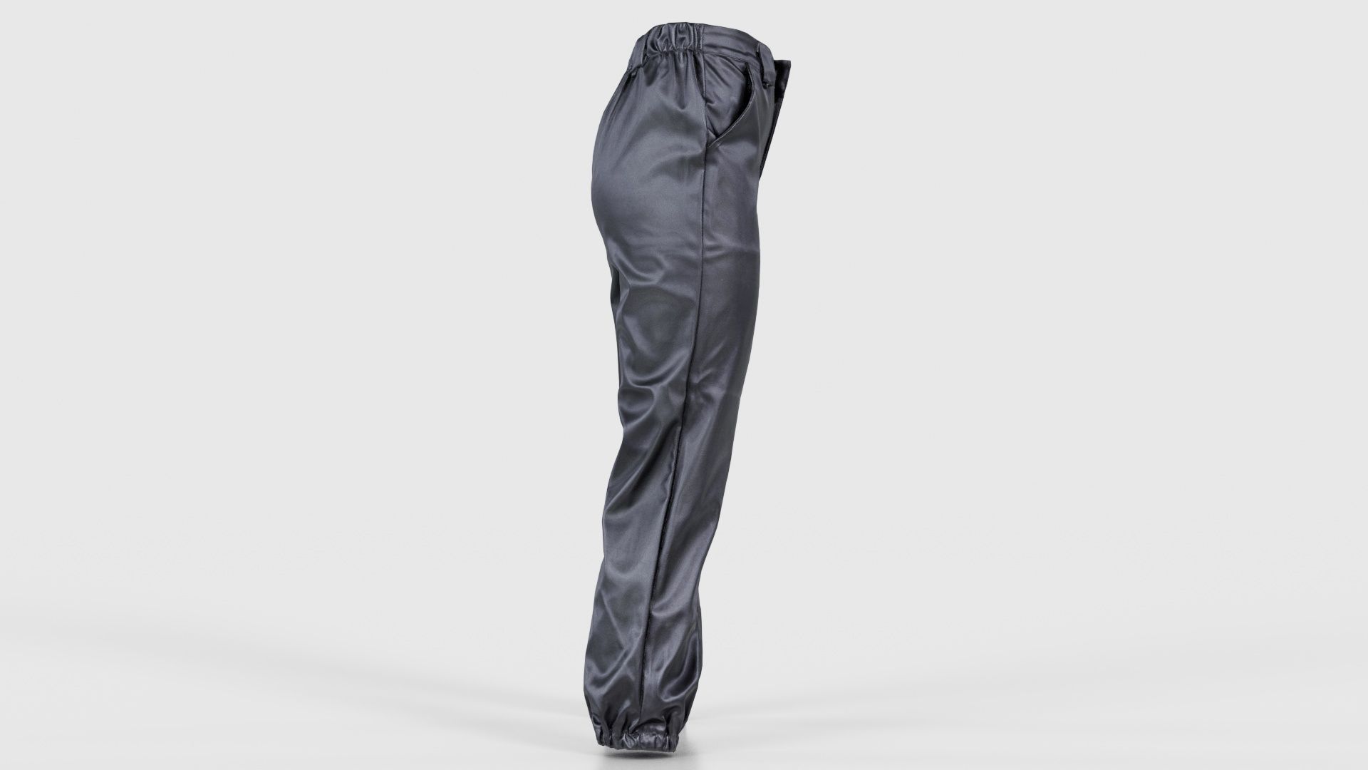 Comfy Leather Trousers Low-poly 3D model_18
