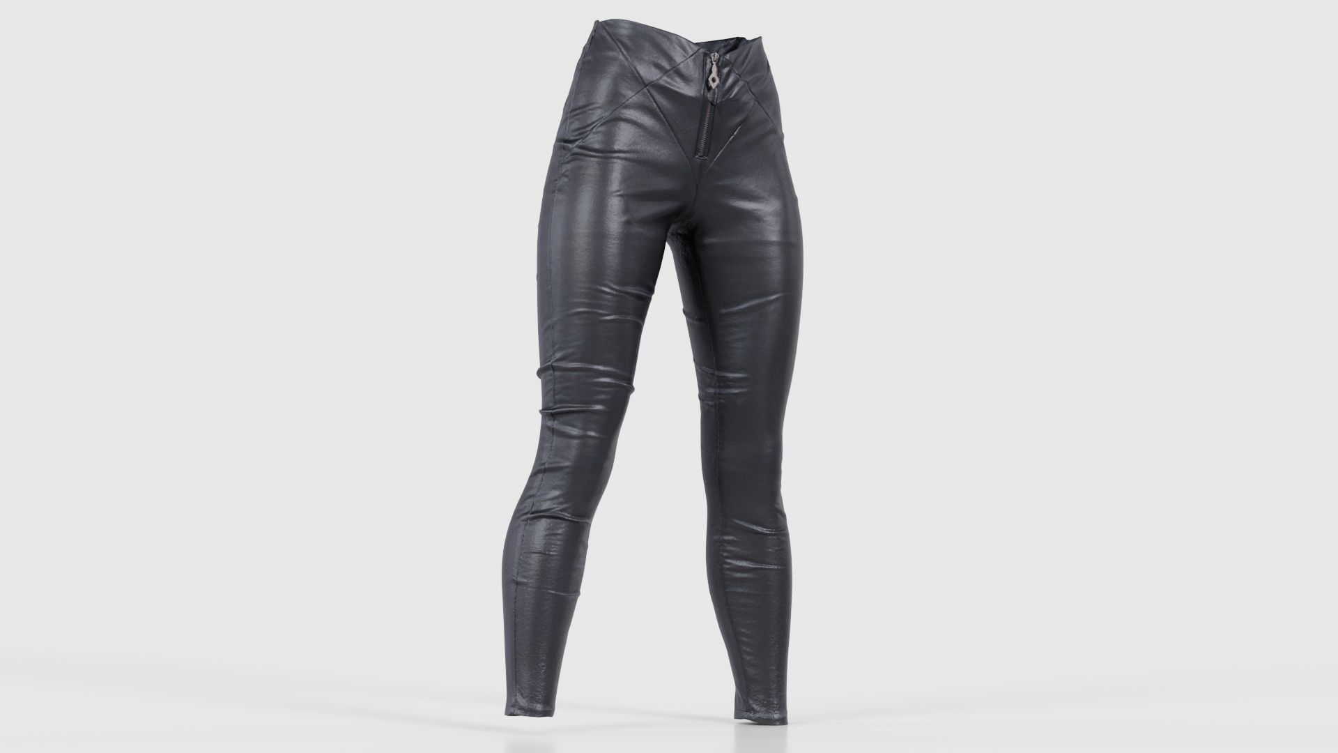 Cross Stitched Leggings Low-poly 3D model_16